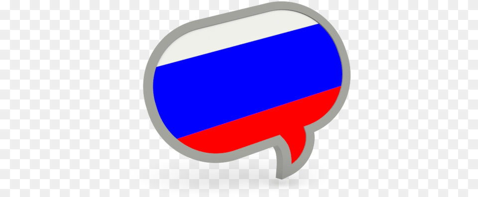 Speech Bubble Icon Russian Flag Speech Bubble, Logo, Sticker Png Image