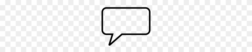 Speech Bubble Icons Noun Project, Gray Free Png Download