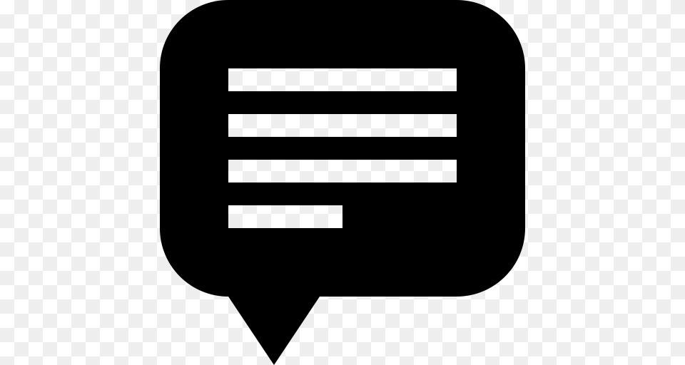 Speech Bubble Left Bubble Speech Chat Icon And Vector, Gray Free Transparent Png