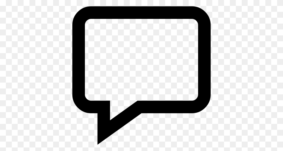 Speech Bubble Speech Bubble Icon With And Vector Format, Gray Free Transparent Png