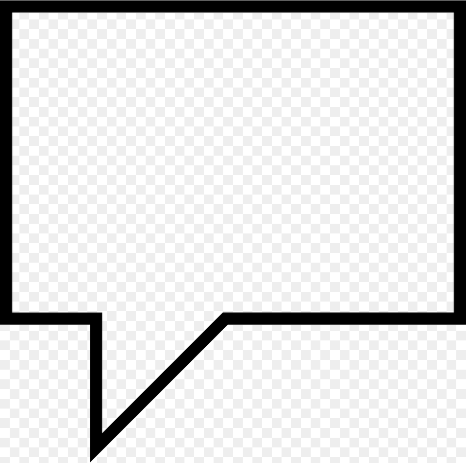 Speech Bubble Square Speech Bubble Icon, White Board Free Transparent Png