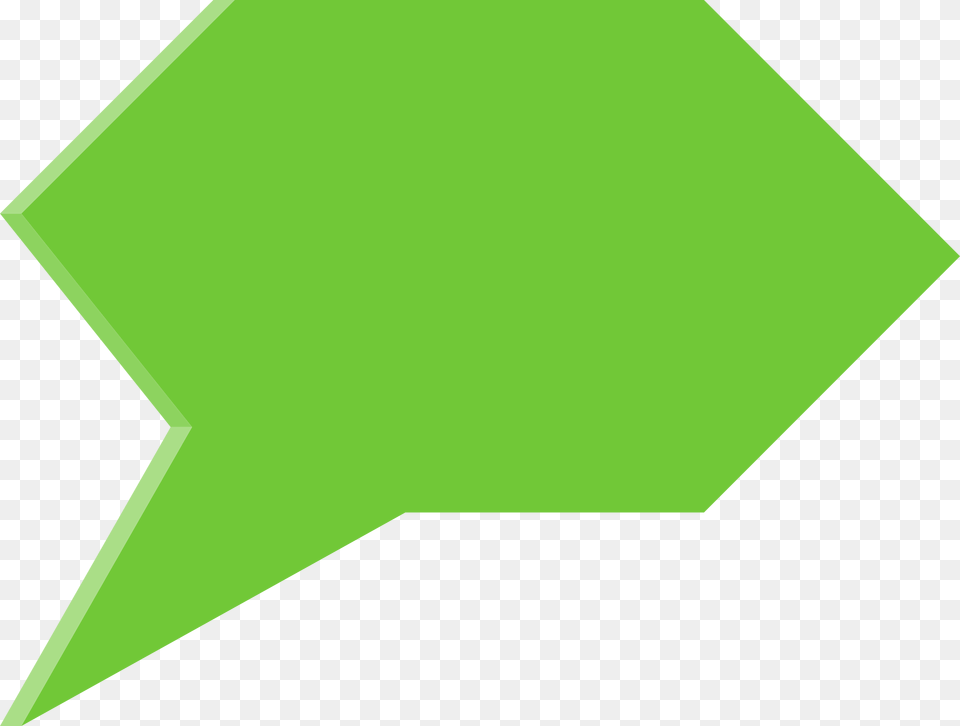 Speech Bubble Transparent Green, Symbol Png