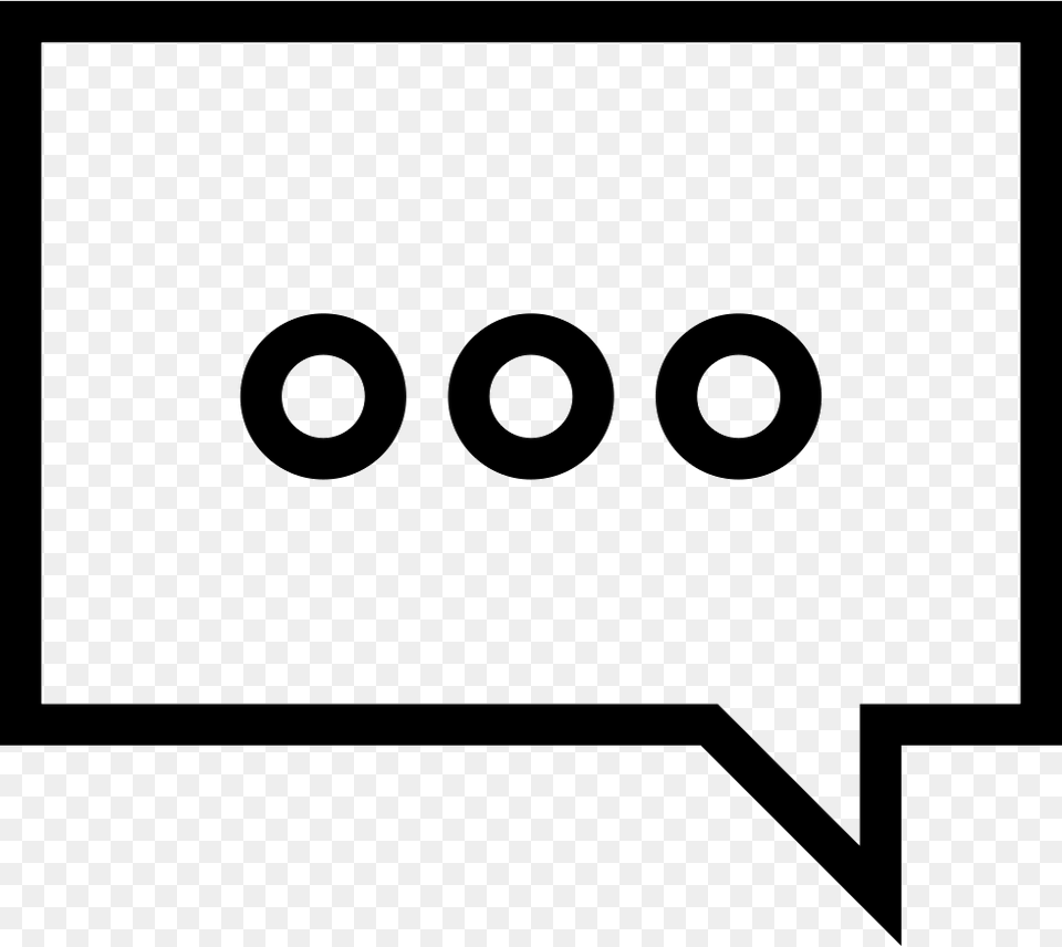 Speech Bubble With Dots, Number, Symbol, Text, Smoke Pipe Free Transparent Png