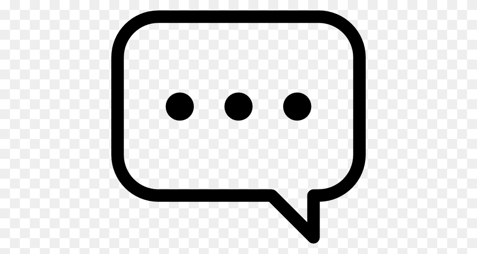Speech Bubble With Ellipsis, Adapter, Electronics, Smoke Pipe Png Image