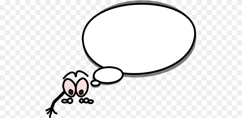 Speech Bubble With Person Pointing Down On Left Clip Art, Oval, Balloon Free Png Download