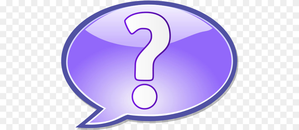 Speech Bubble With Question Mark Inside, Number, Symbol, Text, Disk Png