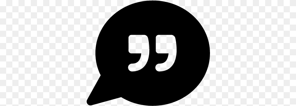 Speech Bubble With Quotation Marks Vector Smiley Speech Bubble, Gray Free Png Download