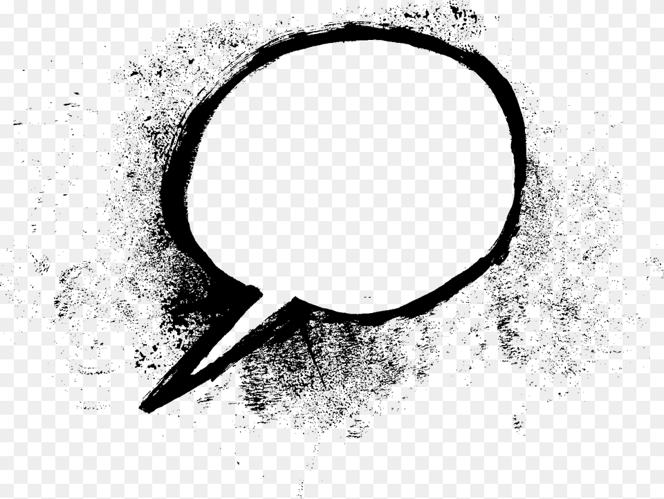 Speech Bubbles, Gray Png