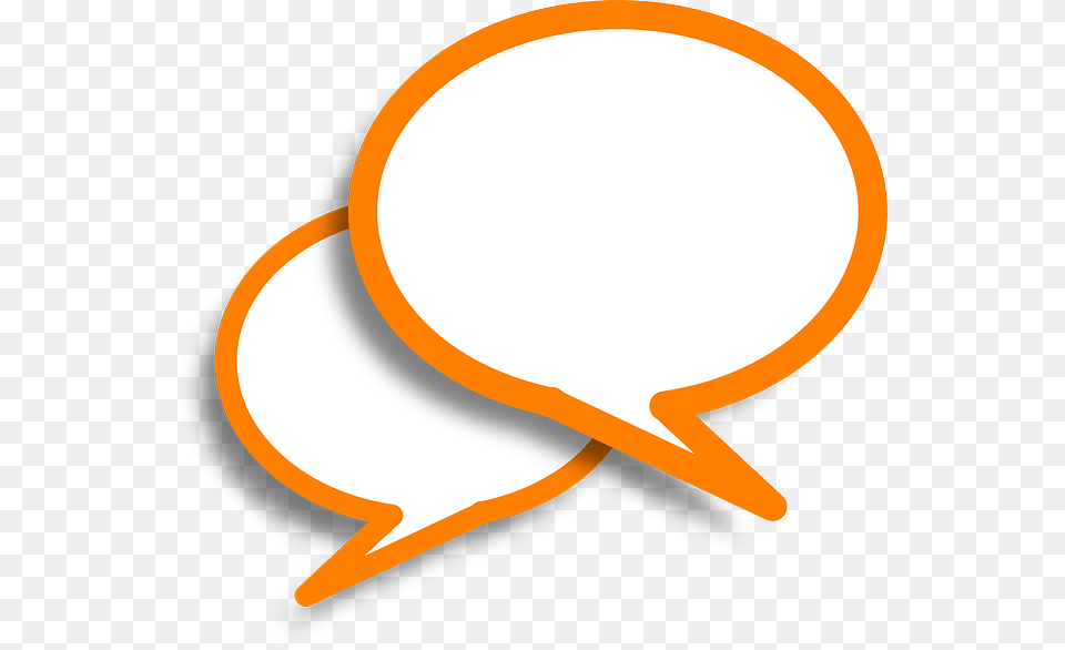 Speech Bubbles Comments Orange Bubble Speech Talk Png Image