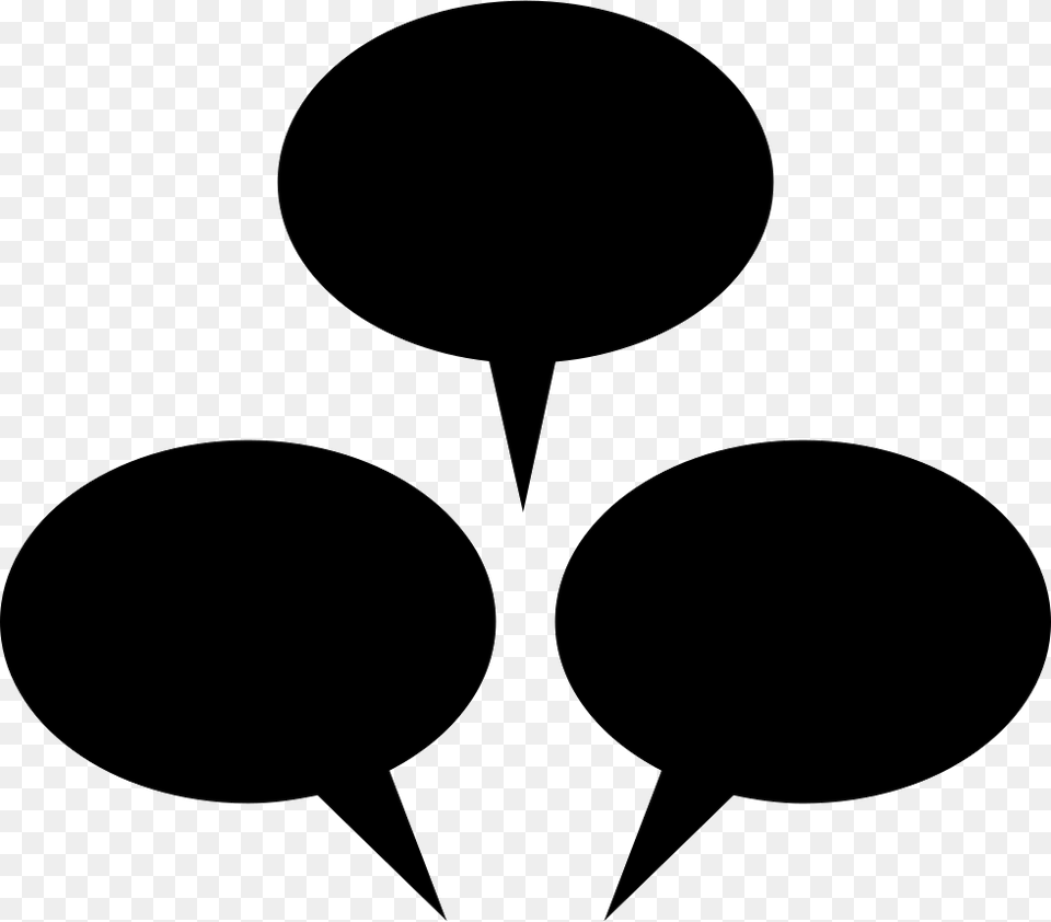 Speech Bubbles Engagements Icon, Silhouette, Stencil, Appliance, Ceiling Fan Free Png Download