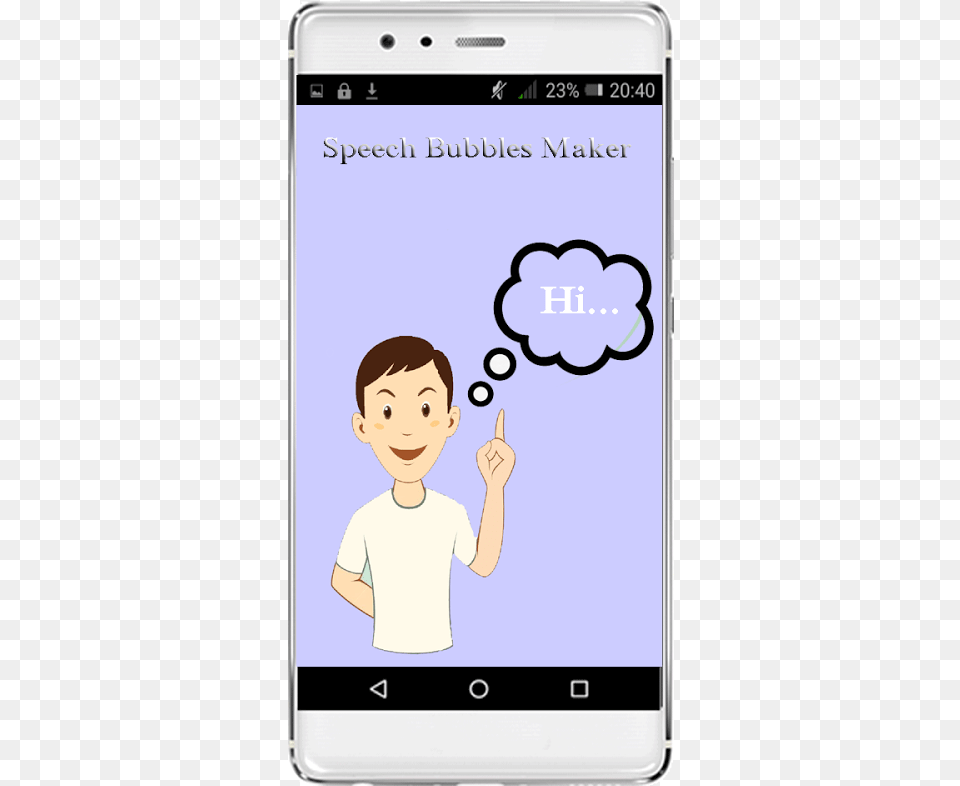 Speech Bubbles Maker For Android Iphone, Electronics, Mobile Phone, Phone, Baby Free Png
