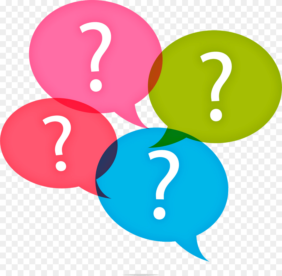 Speech Bubbles With Question Mark Clipart, Balloon Free Transparent Png