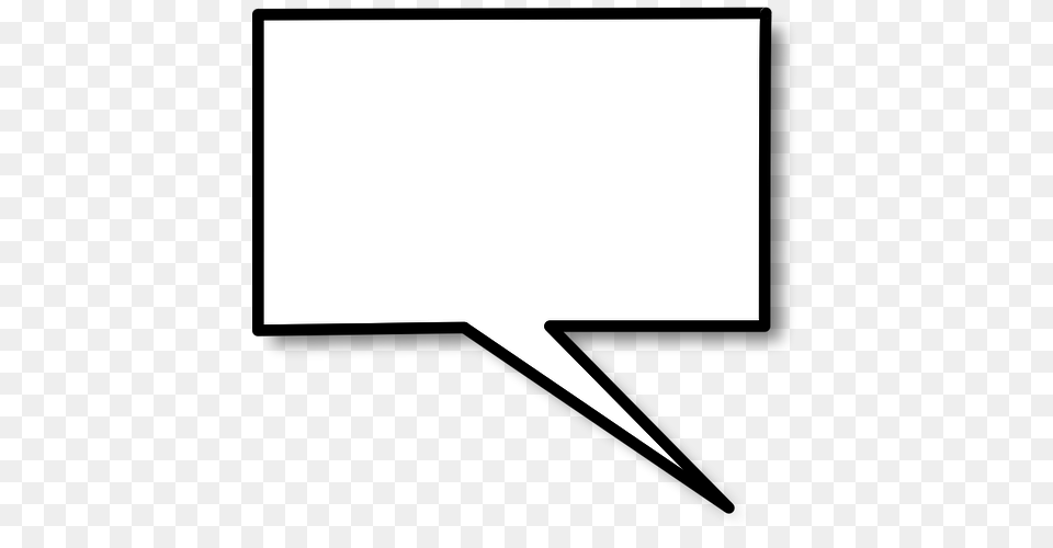 Speech Callout Rectangle Right Vector Image, Lighting Free Png Download