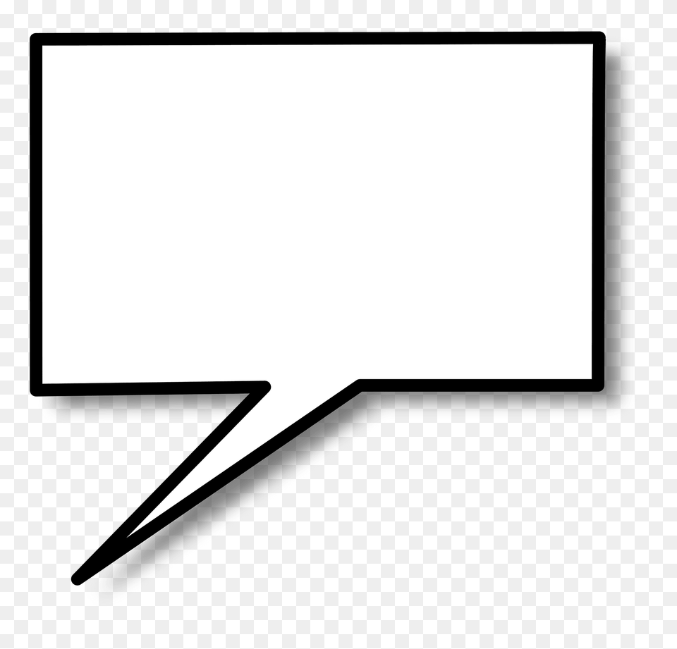 Speech Clipart, White Board Free Png