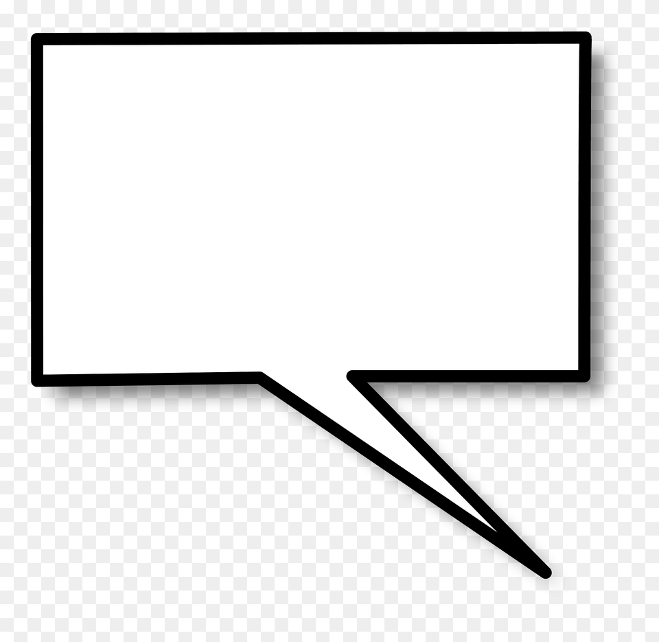 Speech Clipart, White Board Free Png Download