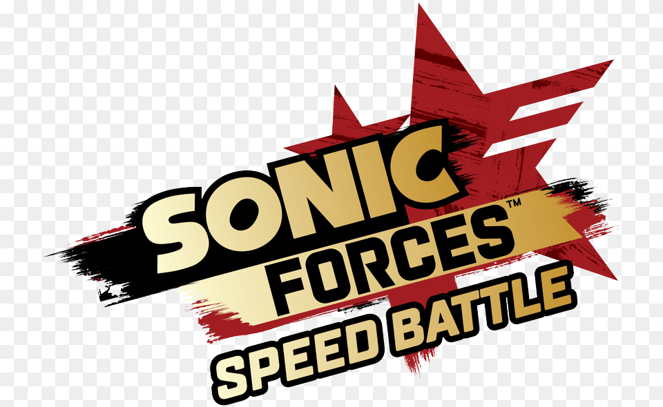 Speed Battle Sonic Forces Speed Battle Logo, Dynamite, Weapon, Advertisement, Poster Free Png