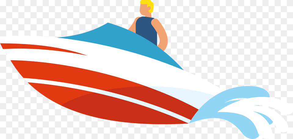 Speed Boat Clipart, Water, Adult, Woman, Person Free Png Download