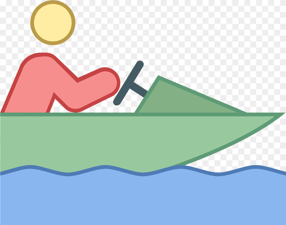 Speed Boat Icon, Dinghy, Transportation, Vehicle, Watercraft Free Png
