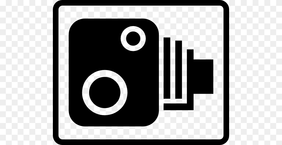 Speed Camera Sign Clip Art For Web, Electronics Png Image