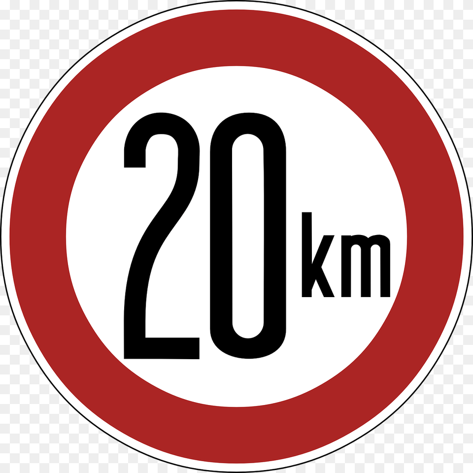Speed Limit 30 Sign, Symbol, Road Sign, Disk Free Png Download