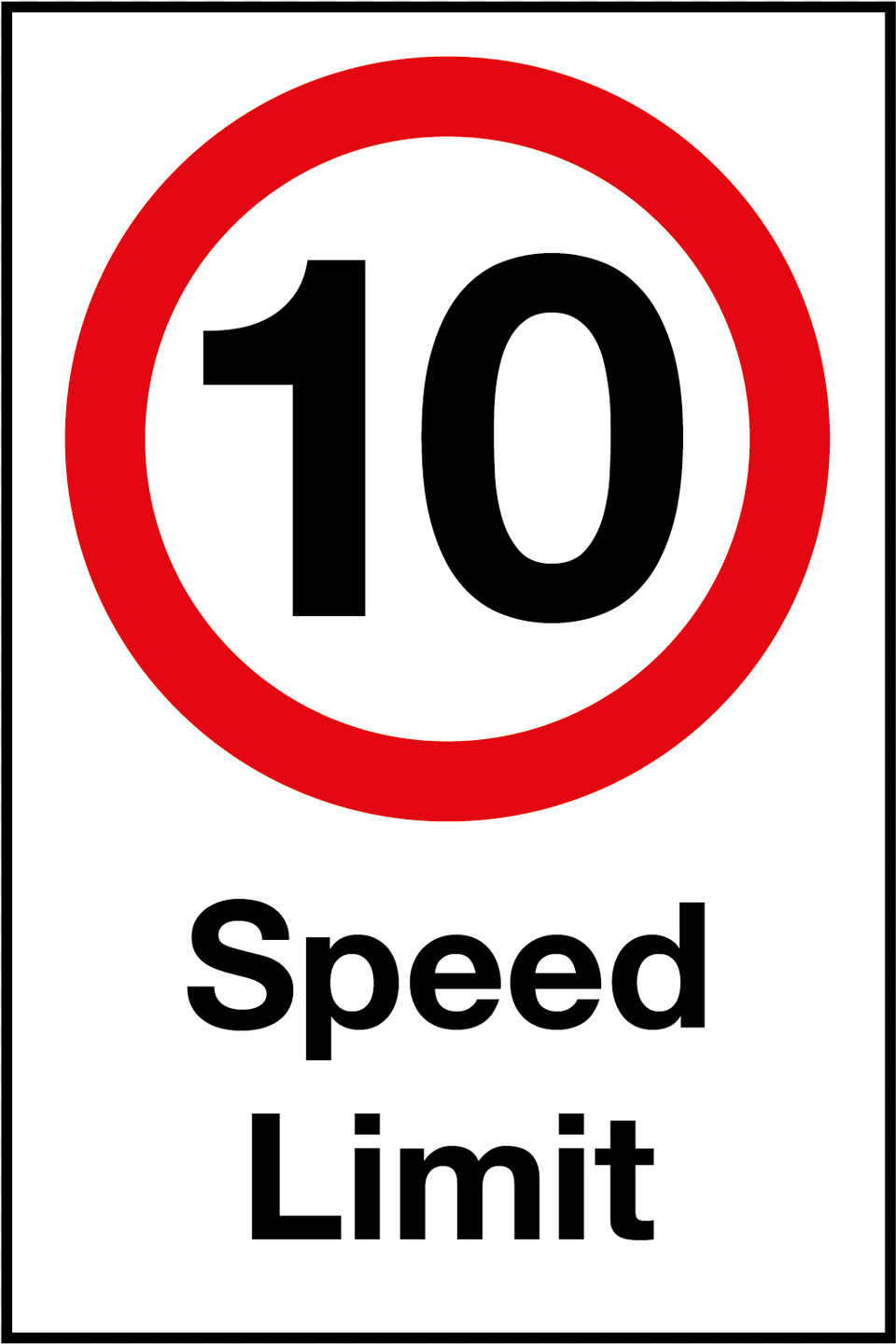 Speed Limit Signtitle 10mph Speed Limit Sign Speed Signs, Symbol, Road Sign Free Png