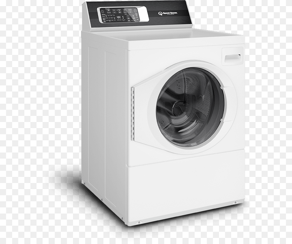 Speed Queen White Front Load Washer Washing Machine, Appliance, Device, Electrical Device Png
