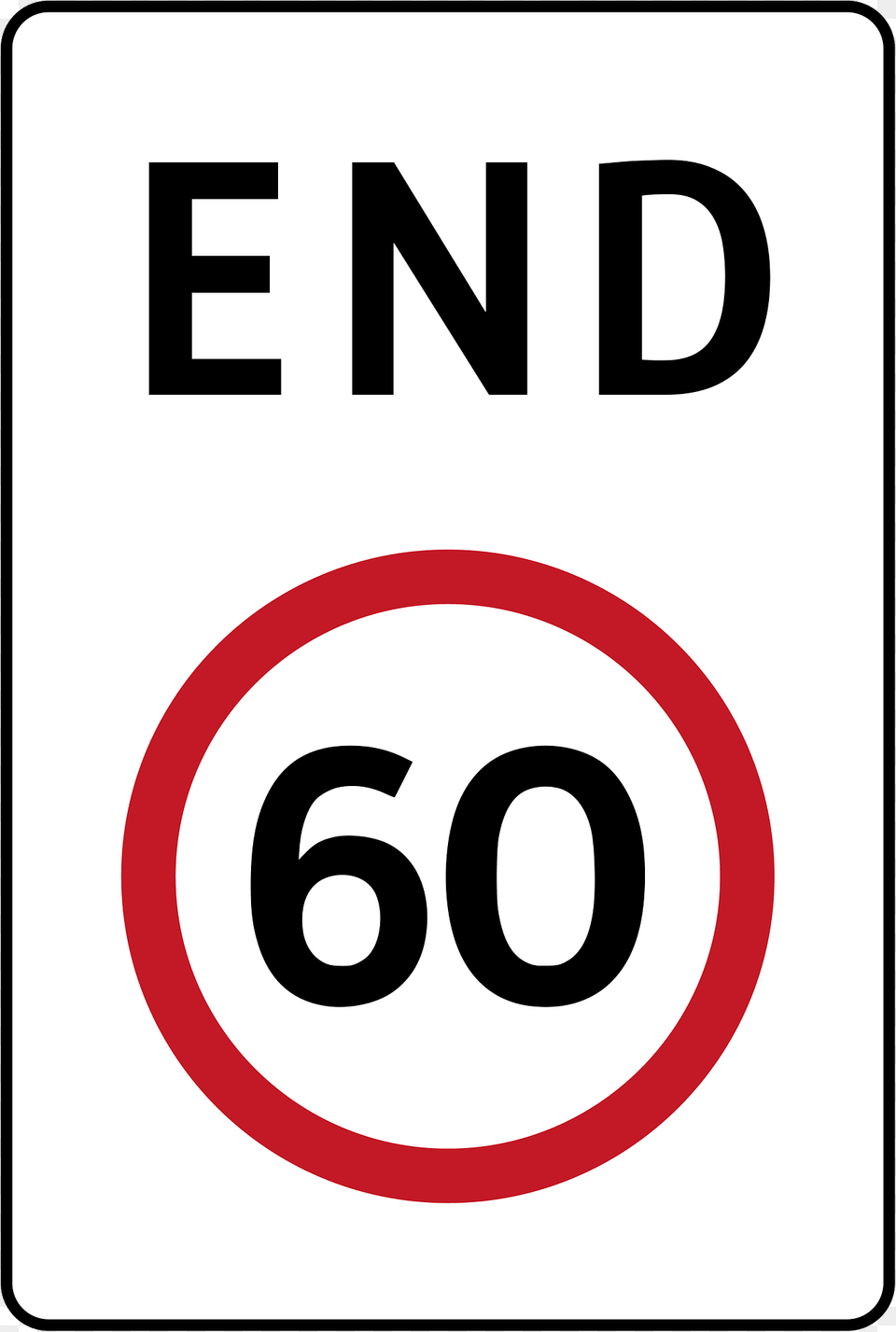 Speed Restriction Ends Sign In Philippines Clipart Free Transparent Png