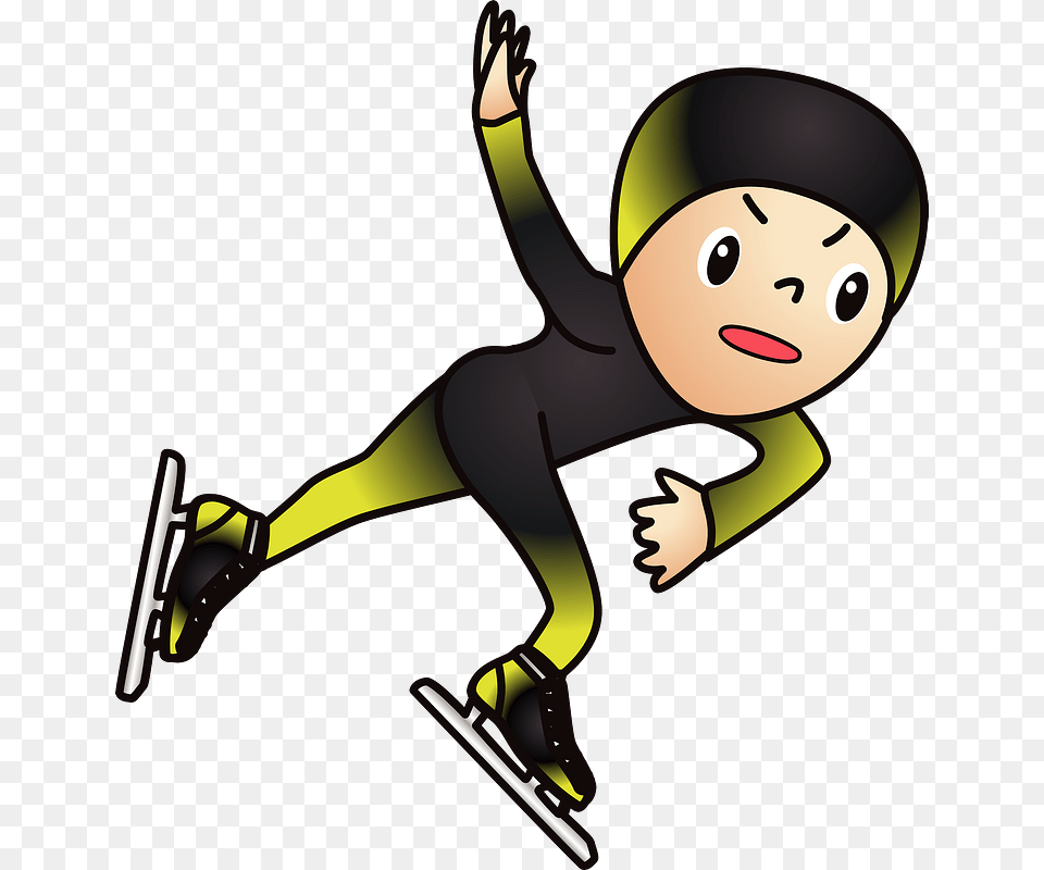 Speed Skating Sports Clipart, Face, Head, Person, People Free Transparent Png