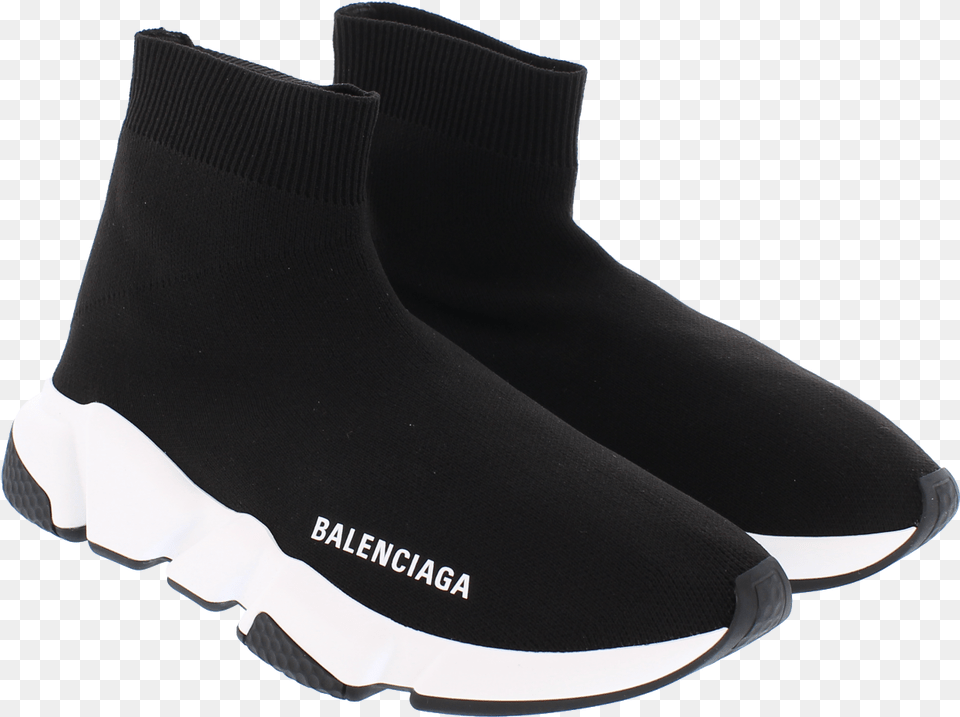 Speed Trainer Black White So Sneakers Running Shoe, Clothing, Footwear, Sneaker Png Image