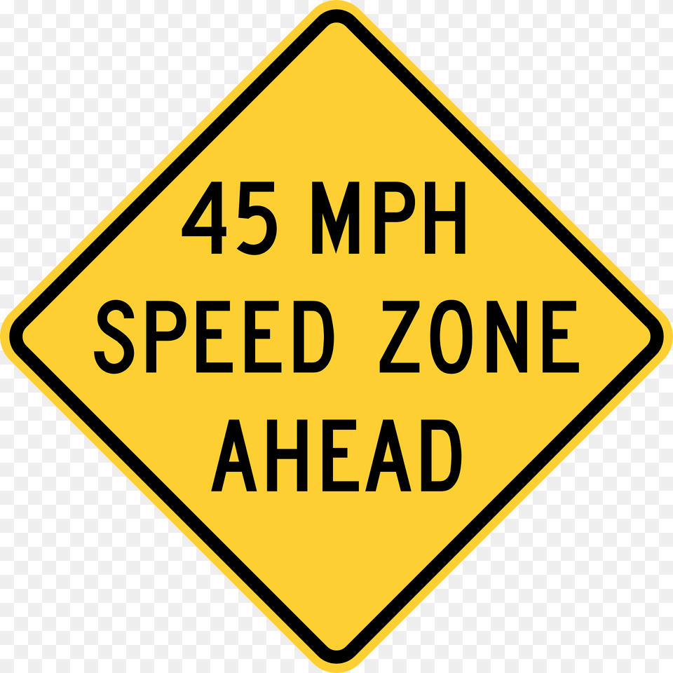 Speed Zone Ahead Clipart, Sign, Symbol, Road Sign Free Png