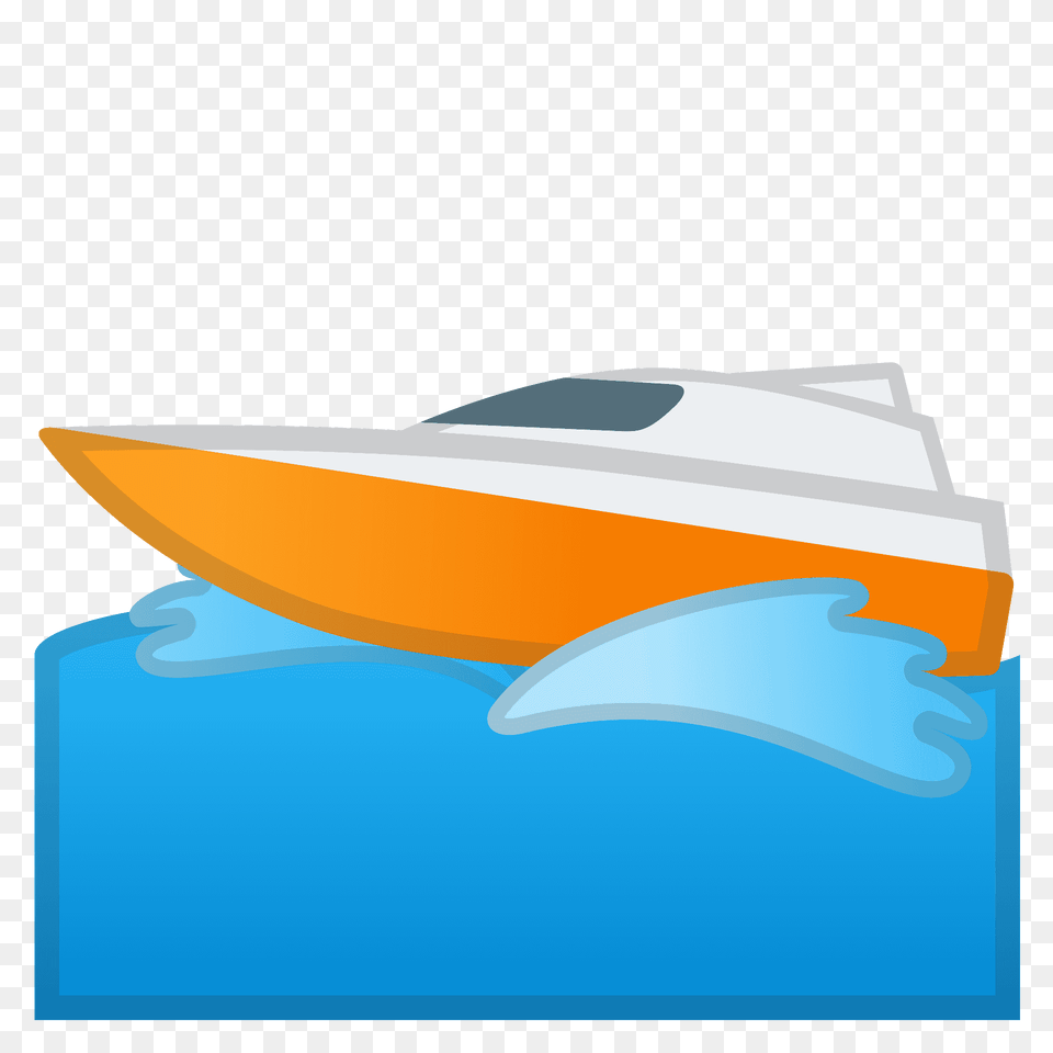 Speedboat Emoji Clipart, Transportation, Vehicle, Yacht, Animal Free Transparent Png
