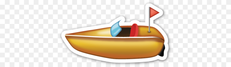 Speedboat Emoticons, Boat, Dinghy, Transportation, Vehicle Png Image