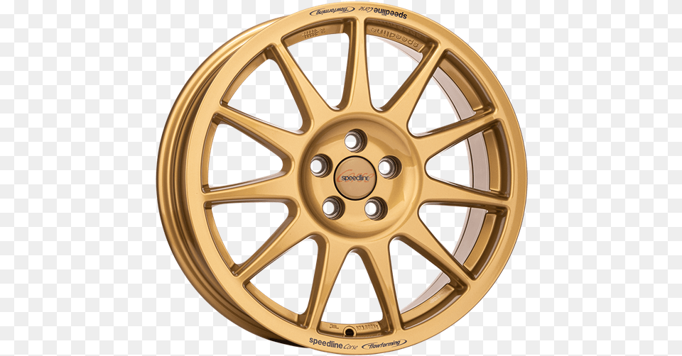 Speedline 2120 Turini Gold Speedline Turini, Alloy Wheel, Car, Car Wheel, Machine Free Png