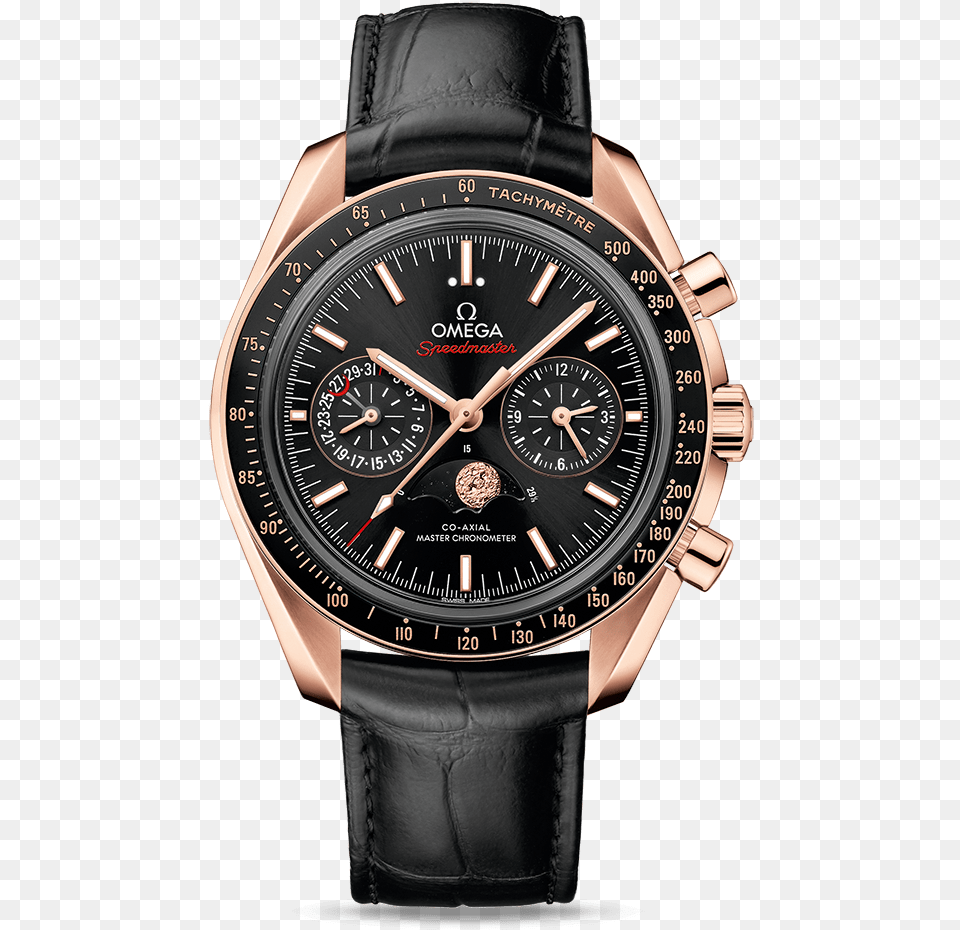 Speedmaster Moonphase Co Axial Master Chronometer Moonphase Watch, Arm, Body Part, Person, Wristwatch Png Image