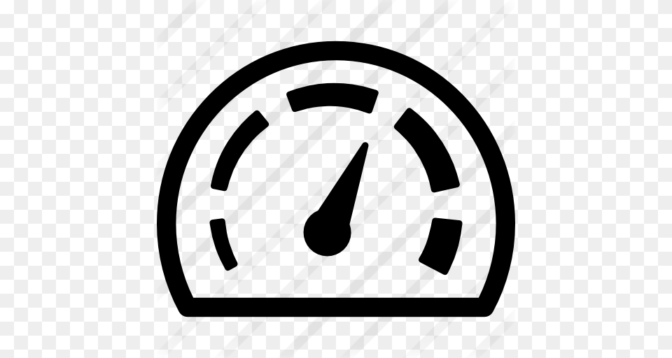 Speedometer, Gray Png Image