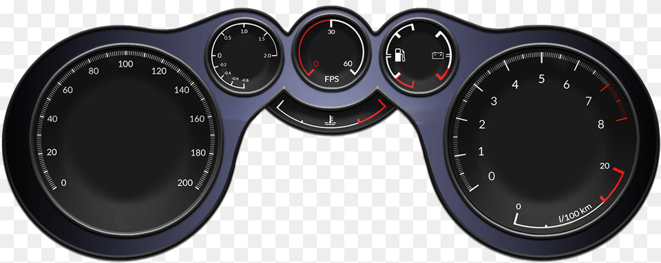 Speedometer, Gauge, Tachometer, Car, Transportation Png Image