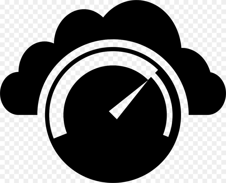 Speedometer In Front Of A Cloud Silhouette Silhueta Velocimetro, Stencil, Ammunition, Grenade, Weapon Png Image