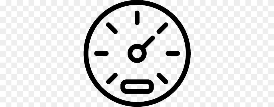 Speedometer Time Icon, Clock, Analog Clock Png Image