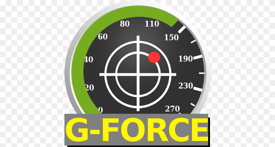 Speedometer With G Target Orange Icon, Gauge, Disk, Tachometer Png