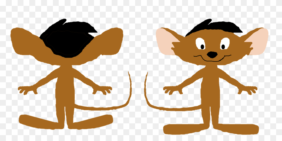Speedy Gonzales Front And Back, Person, Animal, Bear, Mammal Png