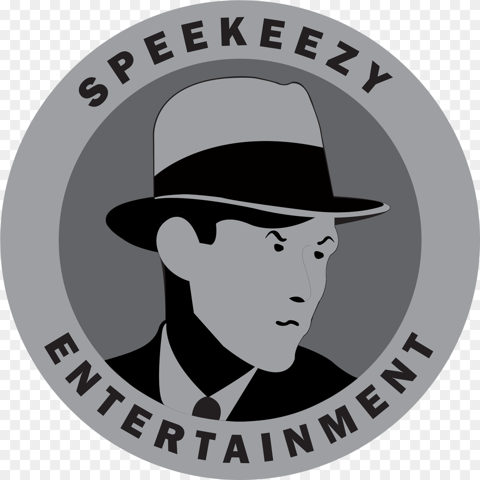 Speekeezy Entertainment Logo Beats In Space, Clothing, Hat, Person, Photography Free Png