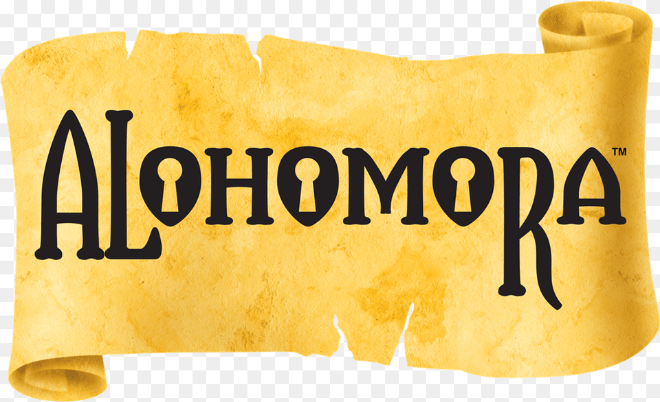 Spell Alohomora, Text, Document, Scroll, Paper Free Png Download