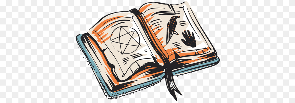 Spell Book Halloween Elemnt Illustration Transparent Fiction, Diary, Publication Png