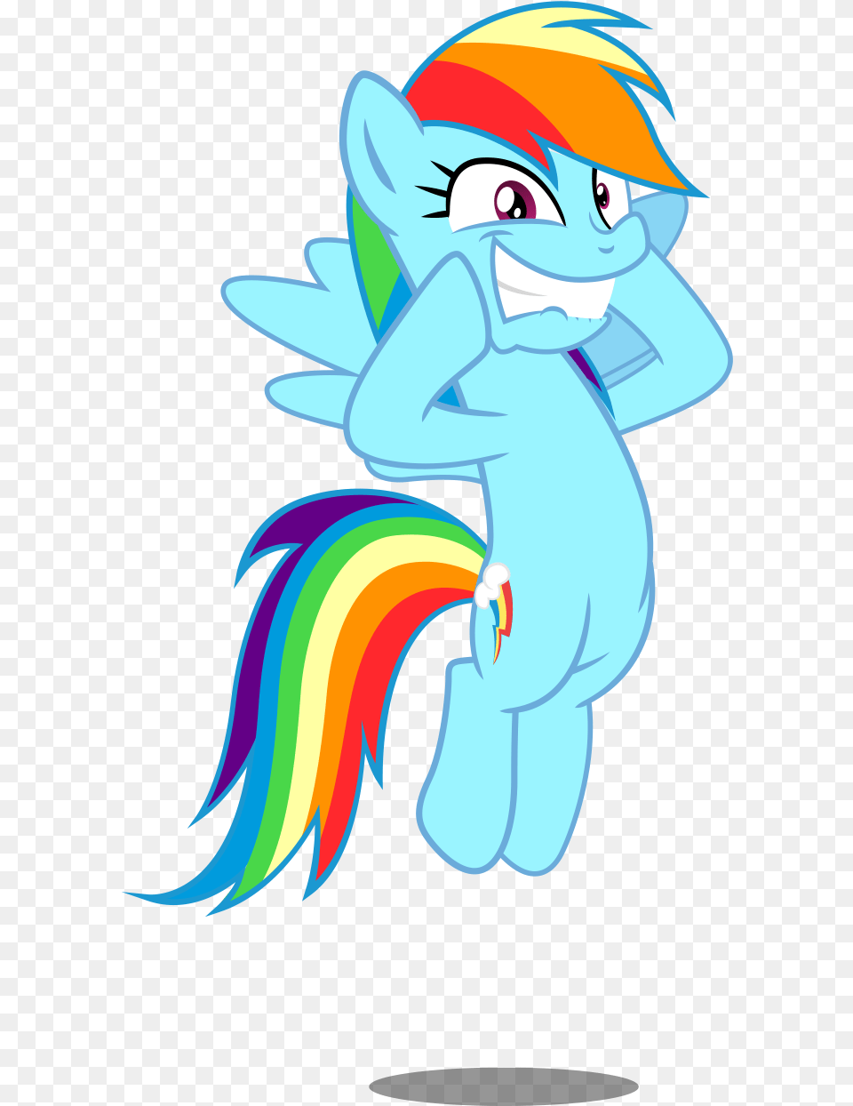 Spellboundcanvas Female Pegasus Rainbow Dash Safe Cartoon, Art, Graphics, Baby, Person Free Png