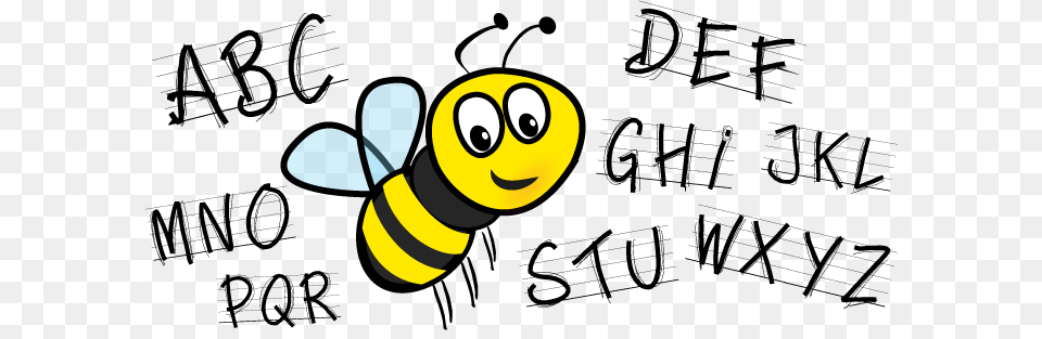 Spelling Bee Clipart, Animal, Insect, Invertebrate, Wasp Free Transparent Png
