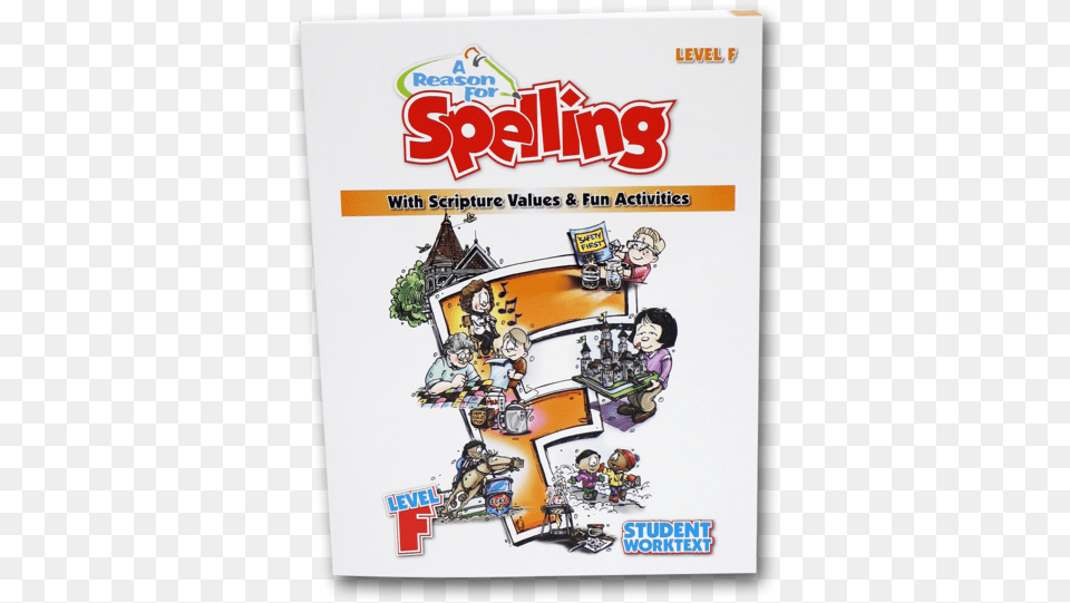 Spelling Level F Student Worktext Reason For Spelling Teacher Guidebook Level F Book, Advertisement, Poster, Comics, Publication Free Png Download