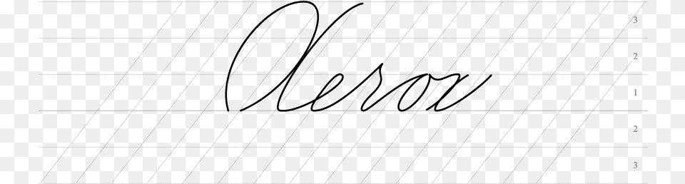 Spencerian Guide Write Xerox In Spencerian Script Line Art, Text Free Transparent Png