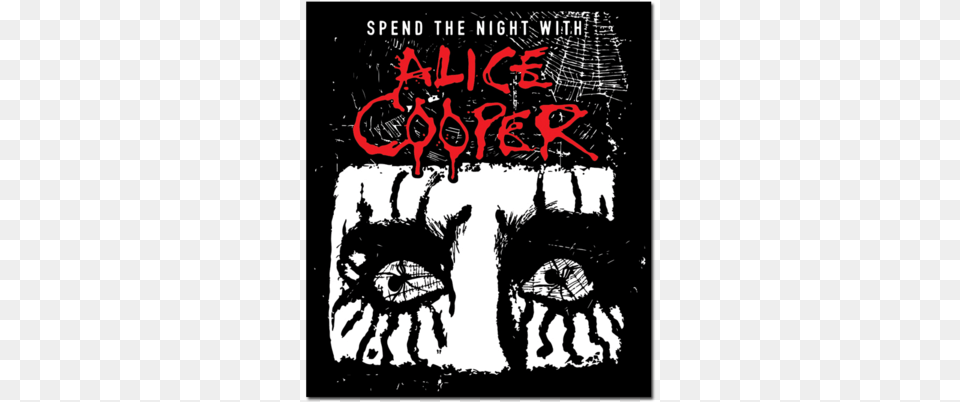 Spend The Night Admat Patch Alice Cooper Tour Poster, Publication, Book, Comics, Advertisement Png