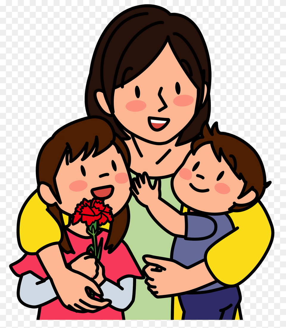 Spending Mother39s Day With The Children Clipart, People, Person, Portrait, Photography Png