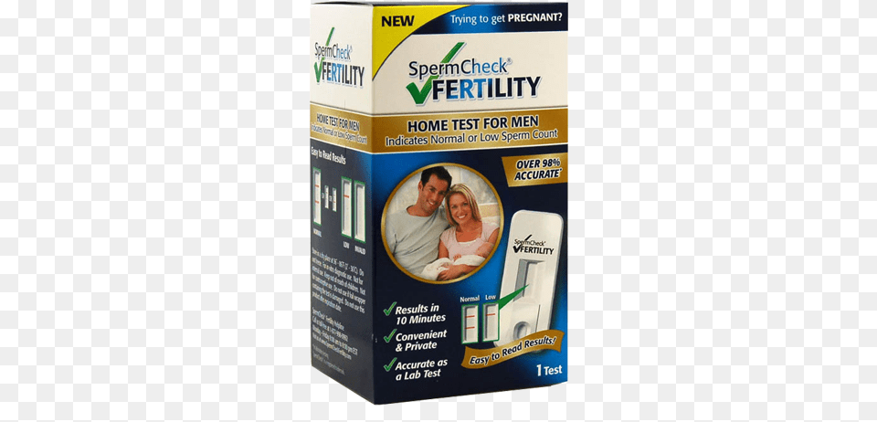 Spermcheck For Fertility Sperm Count Test Kit In India, Adult, Male, Man, Person Free Transparent Png